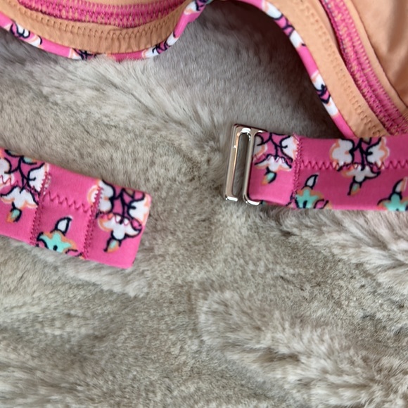 NWT J Crew Pink playful floral bikini - Picture 6 of 6